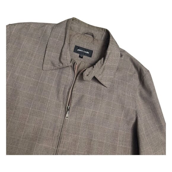 PIERRE CARDIN Vintage Y2K Business Casual Light Bomber Jacket Mens Medium - Picture 2 of 6